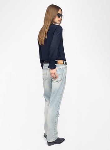 Blouse col v ZADIG&VOLTAIRE Bleu
